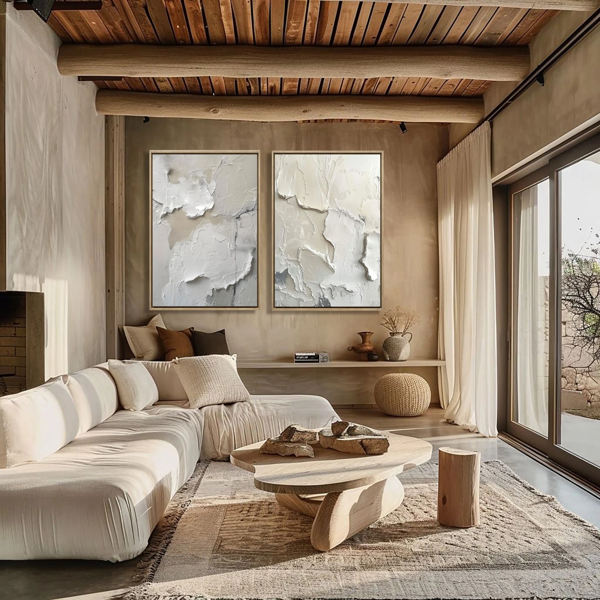 Minimalist Cracked Elegance