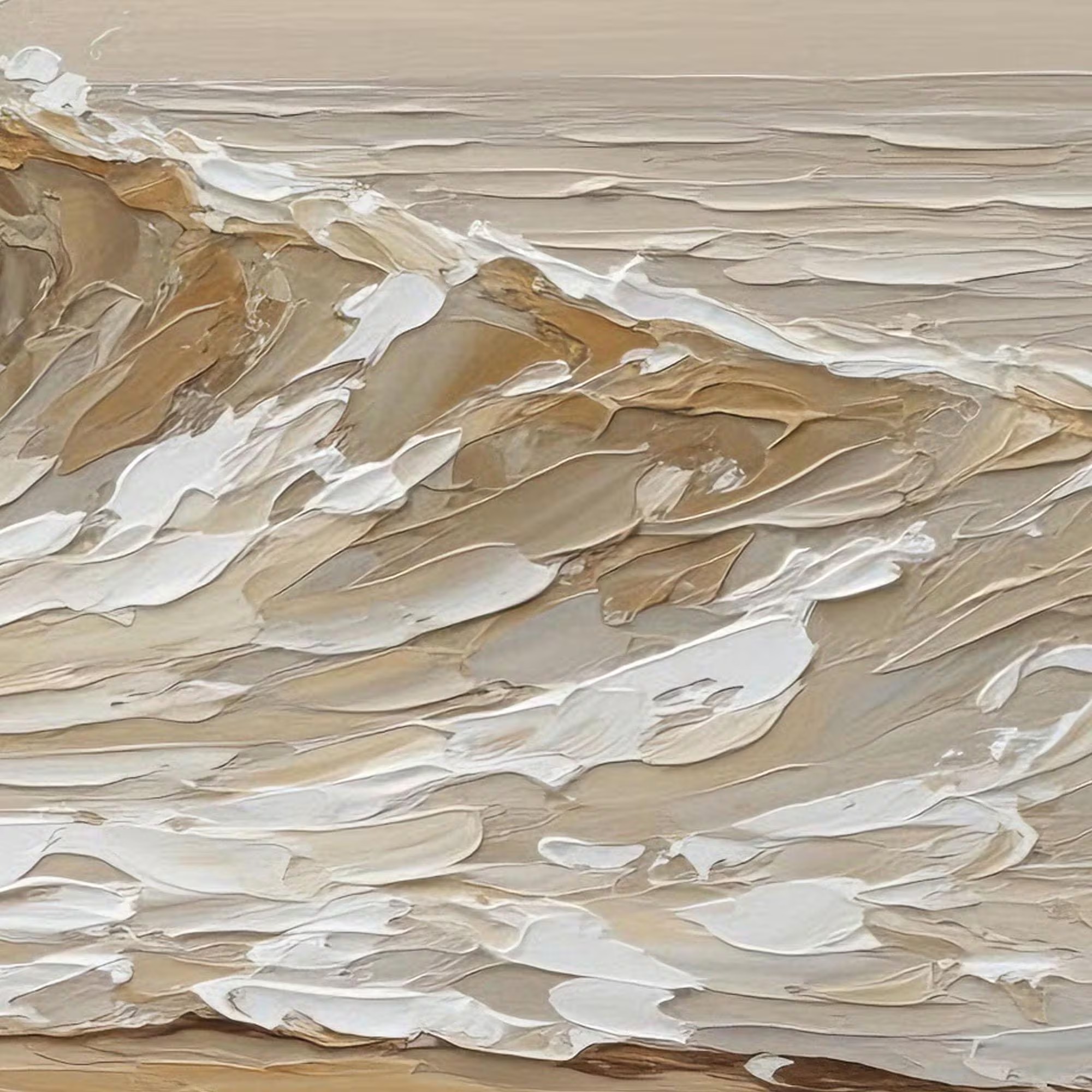 Textured Wave Serenity Art