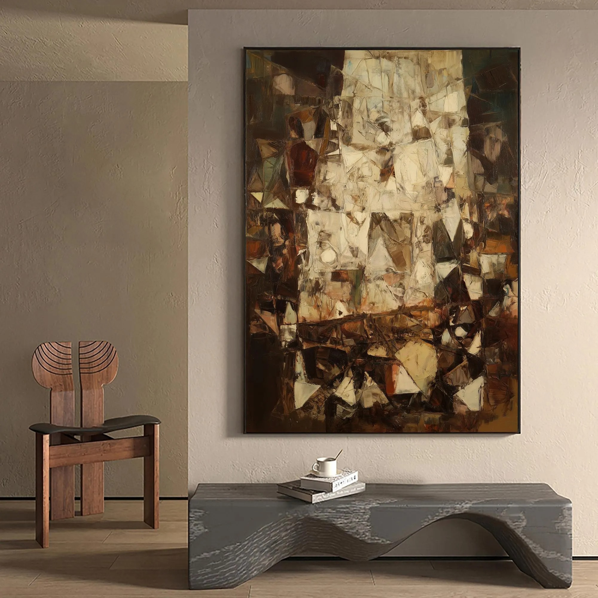 Abstract Geometric Mosaic Fusion