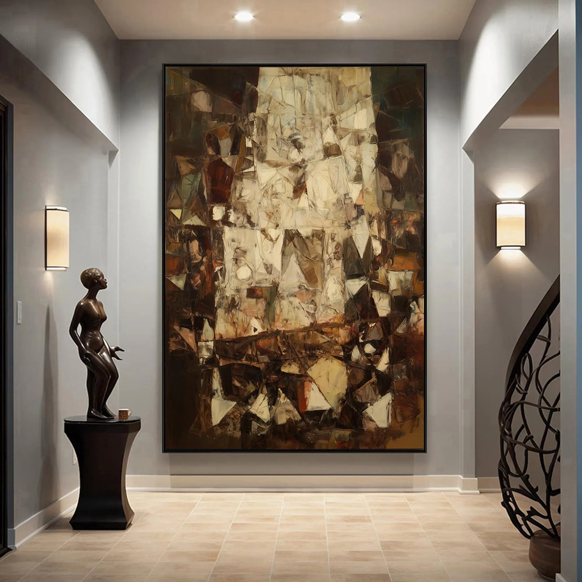 Abstract Geometric Mosaic Fusion