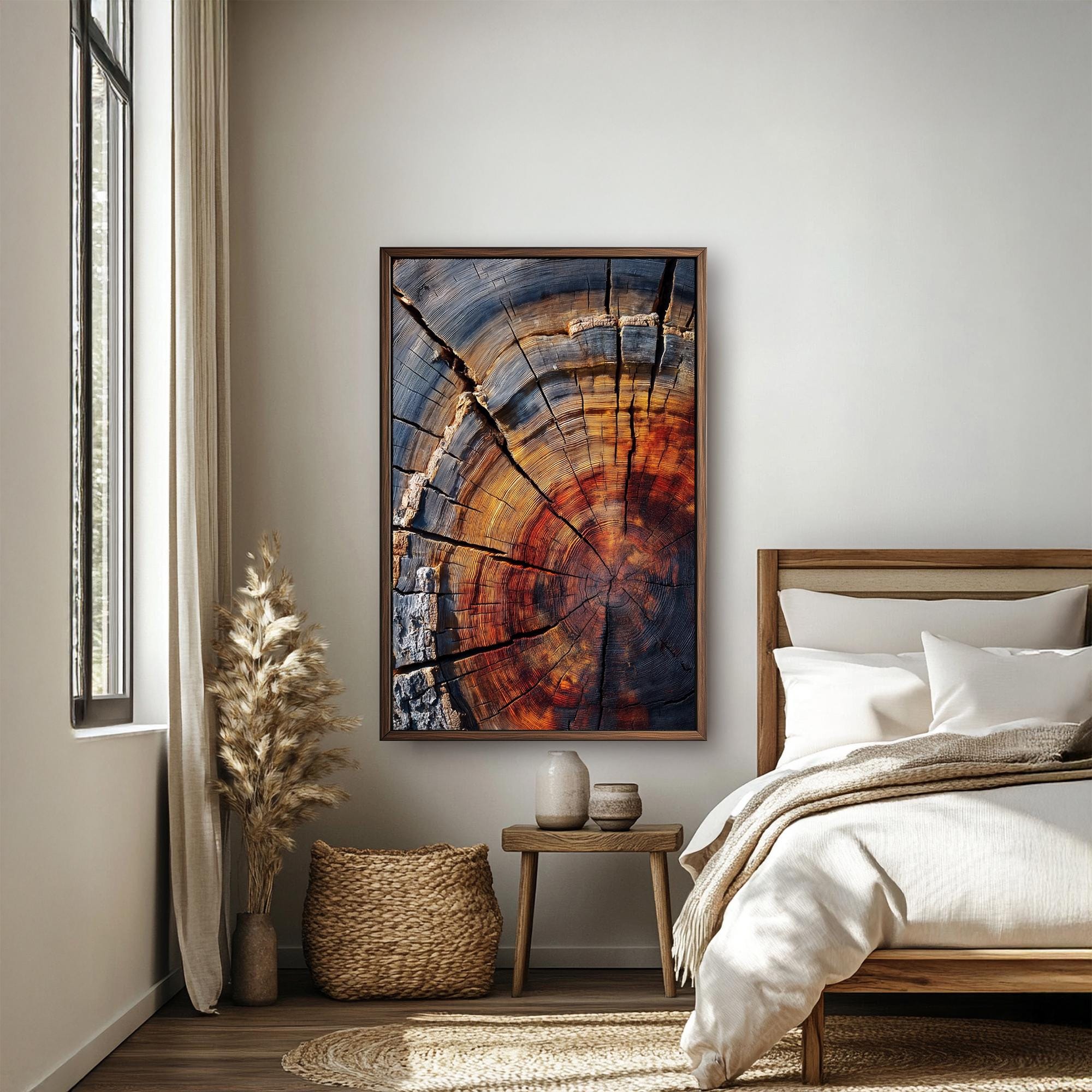 Natural Concentric – Textured Tree Stump Masterpiece