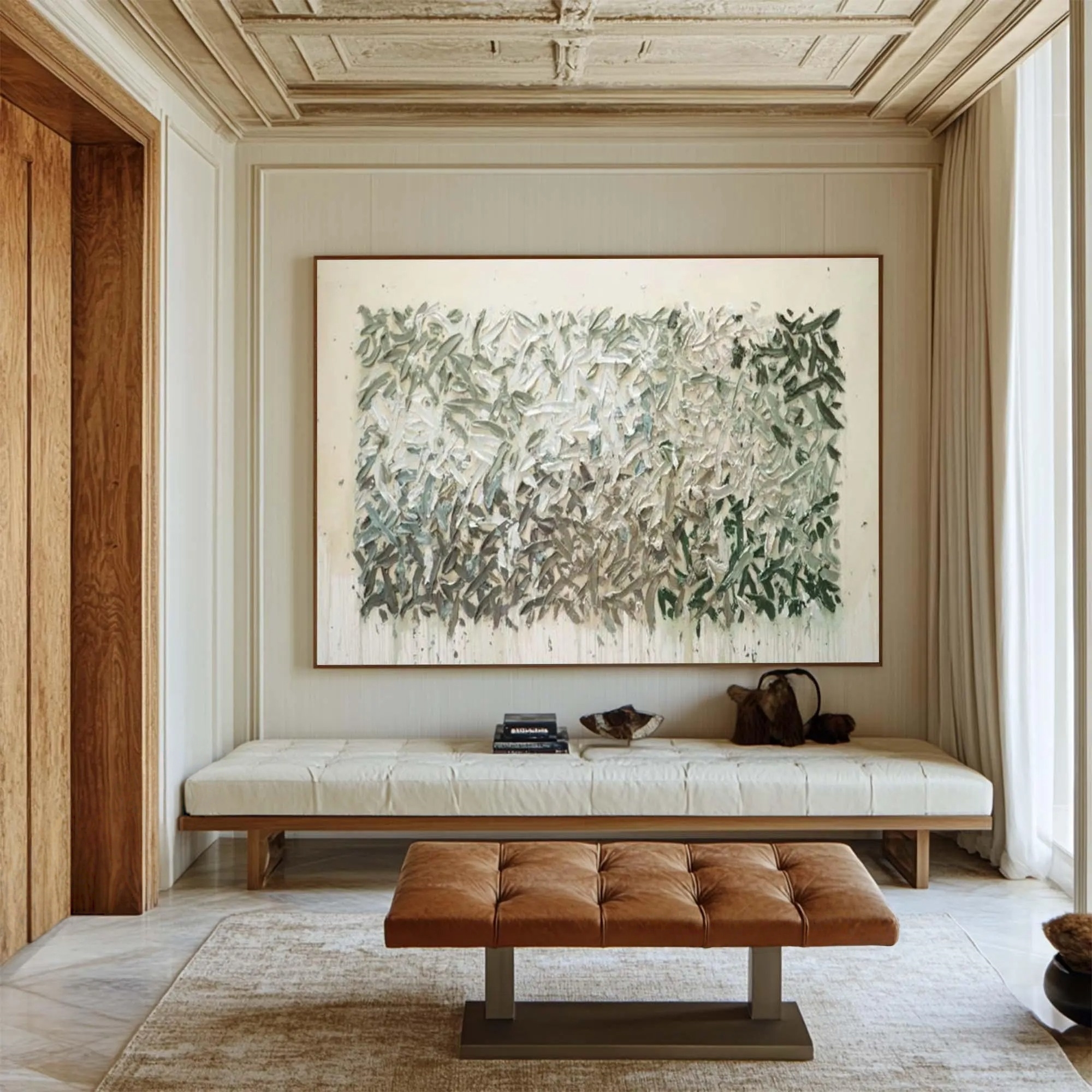 Leafy Texture Canvas