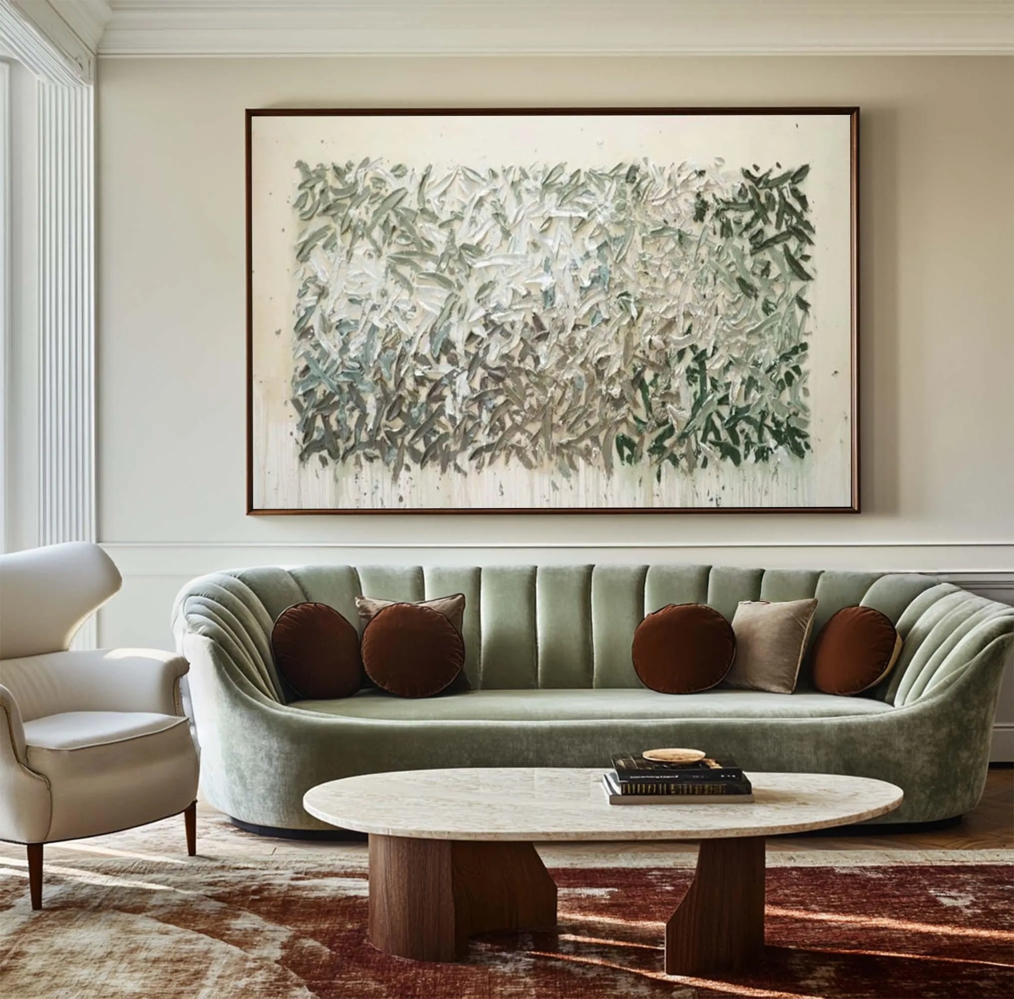 Leafy Texture Canvas