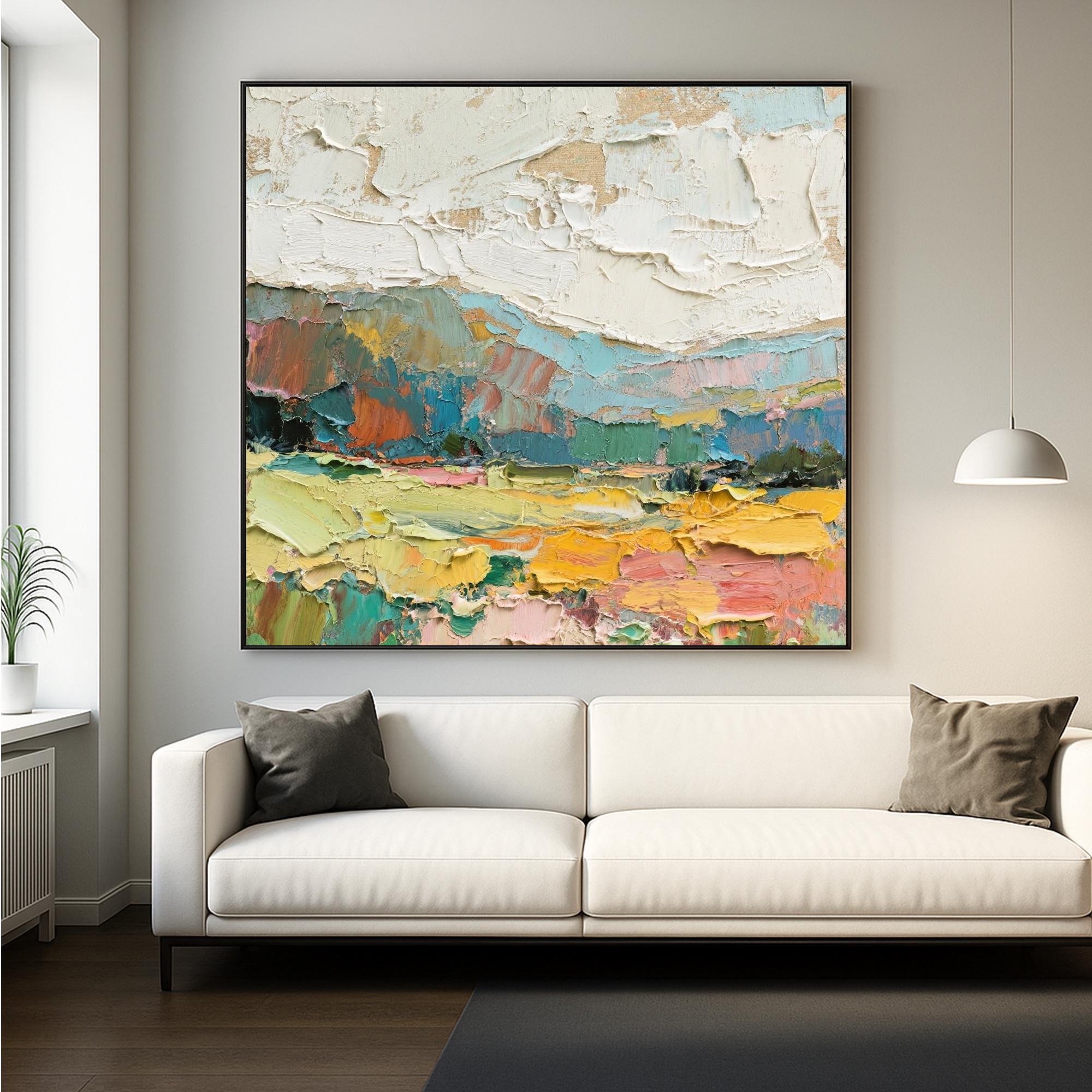 Multi-Colored Abstract Landscape