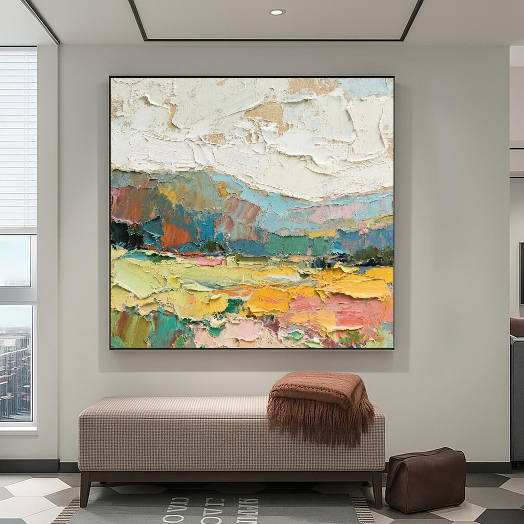 Multi-Colored Abstract Landscape