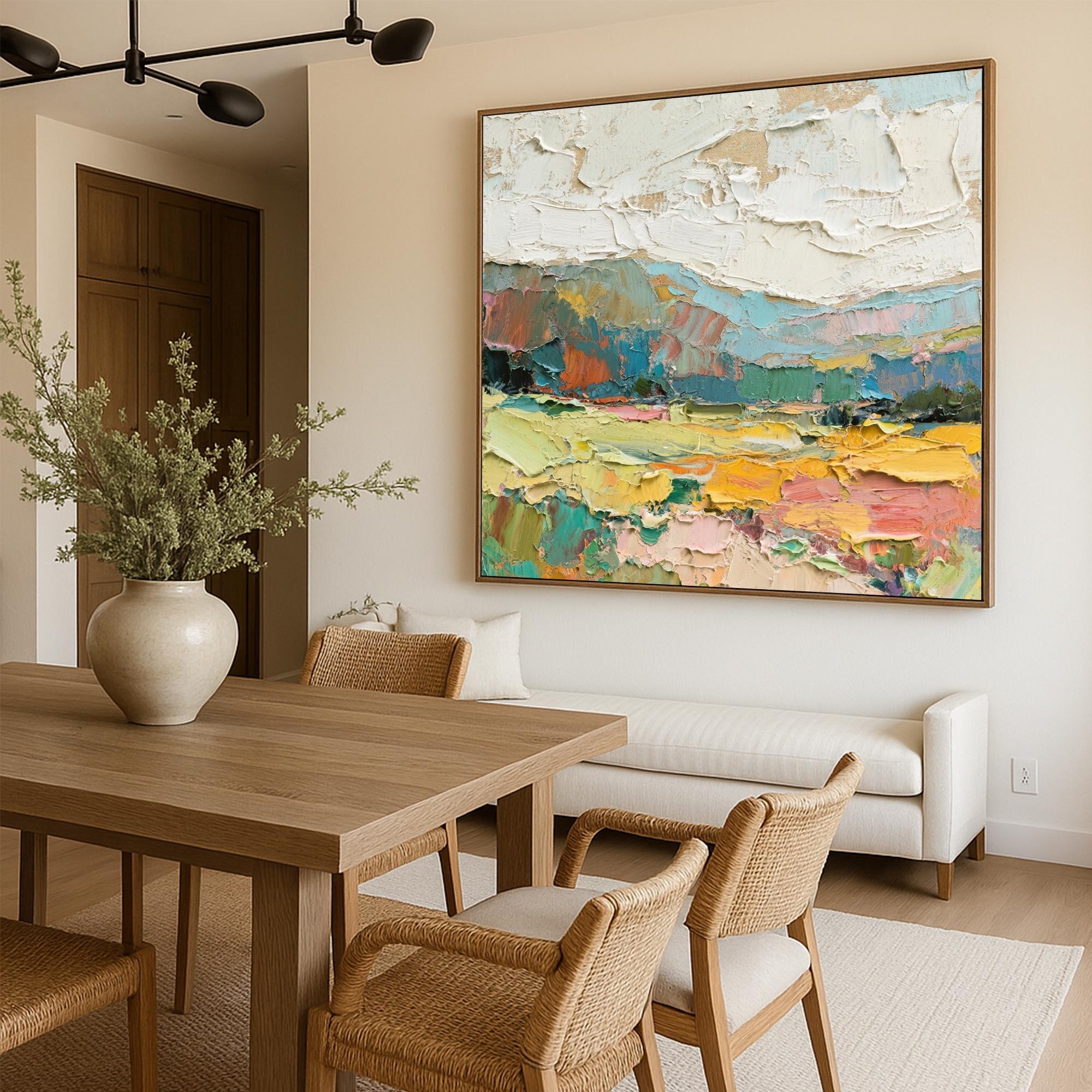 Multi-Colored Abstract Landscape