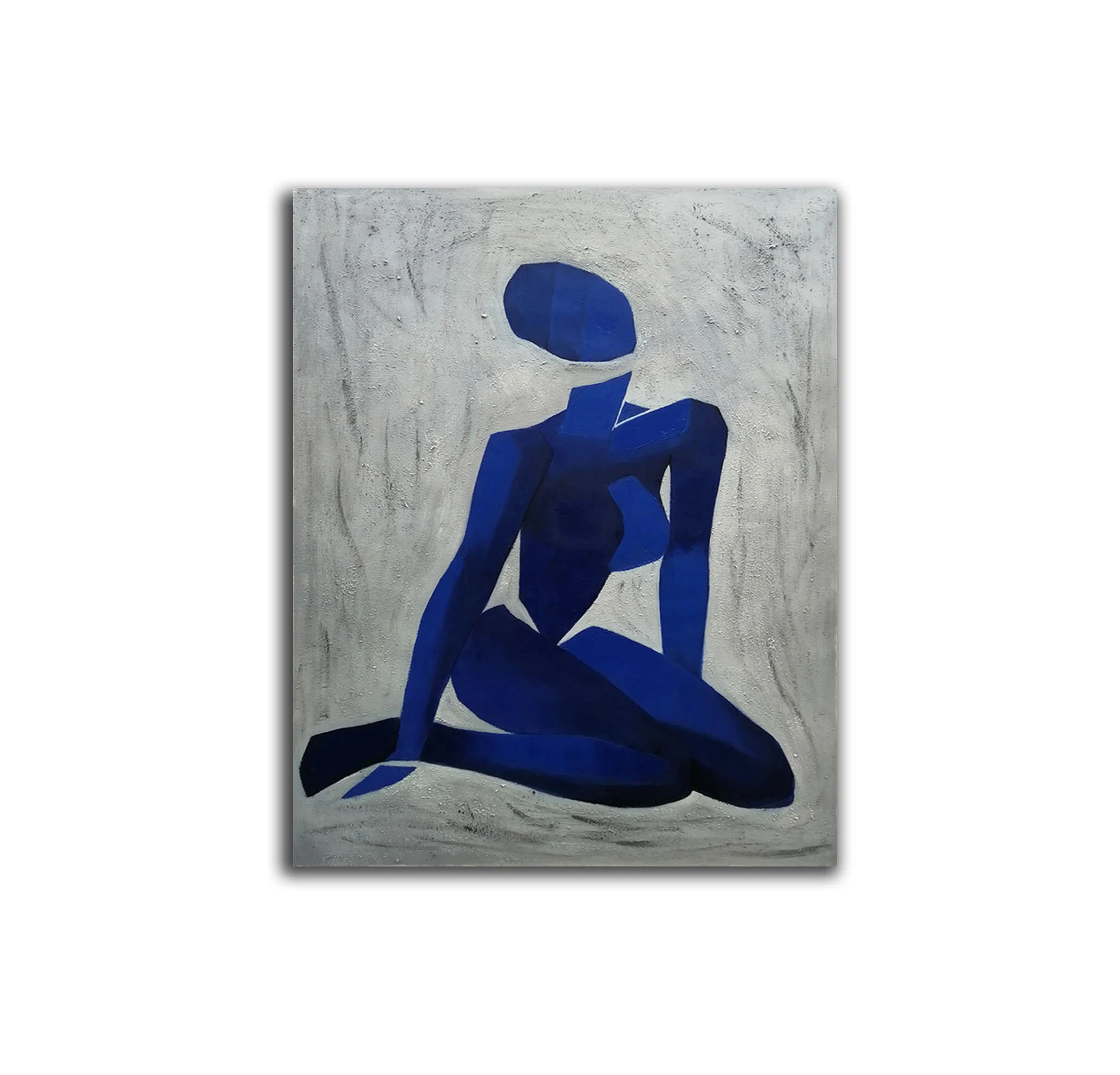 Abstract Blue Nude