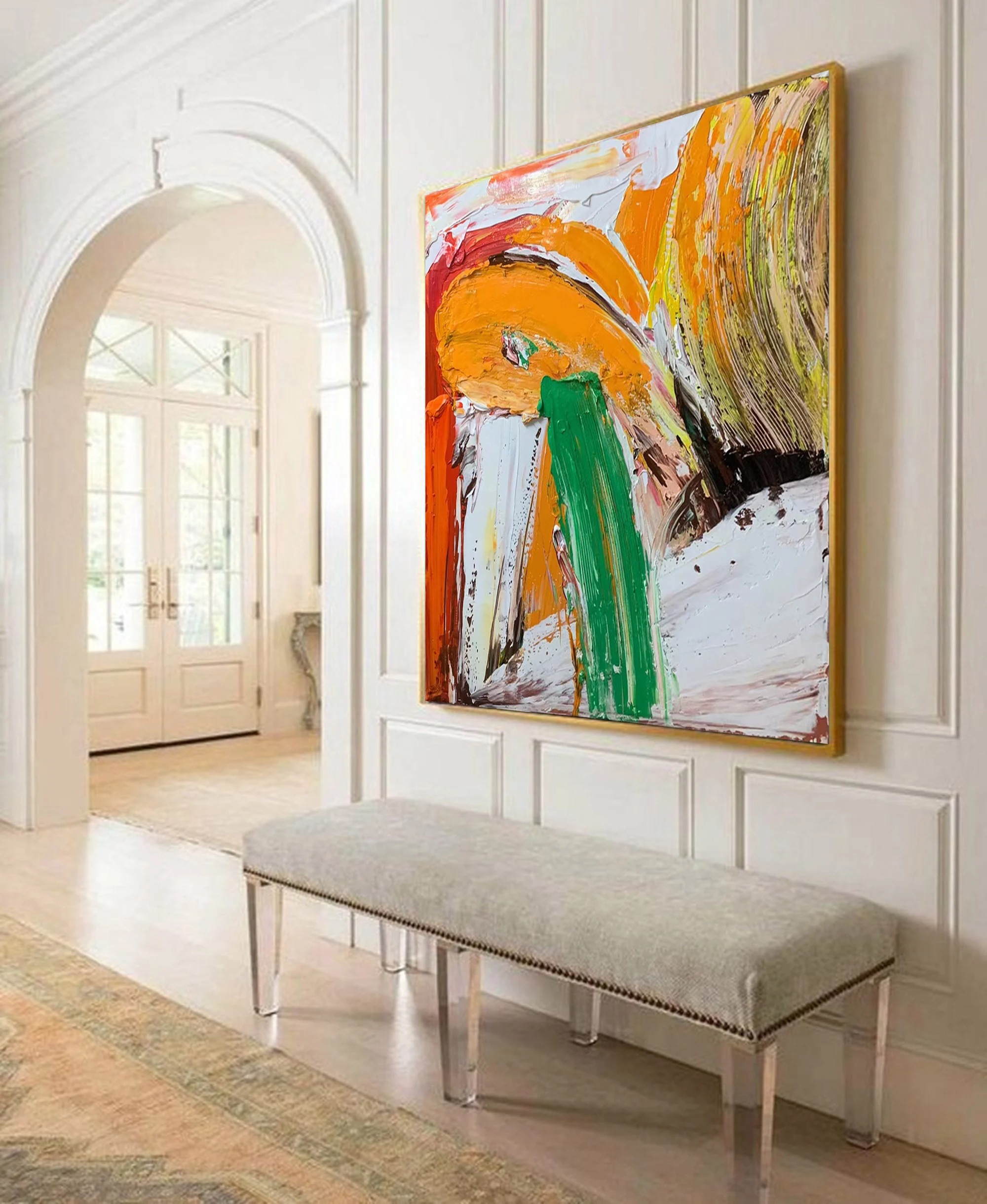 Dynamic Color Splash Painting