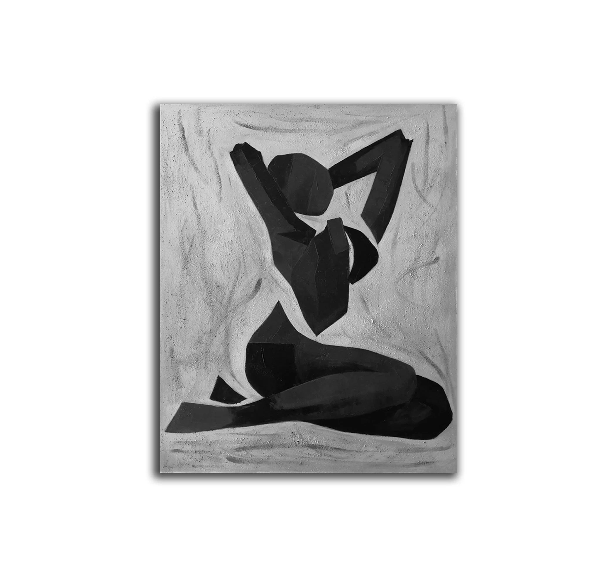 Abstract Black Nude
