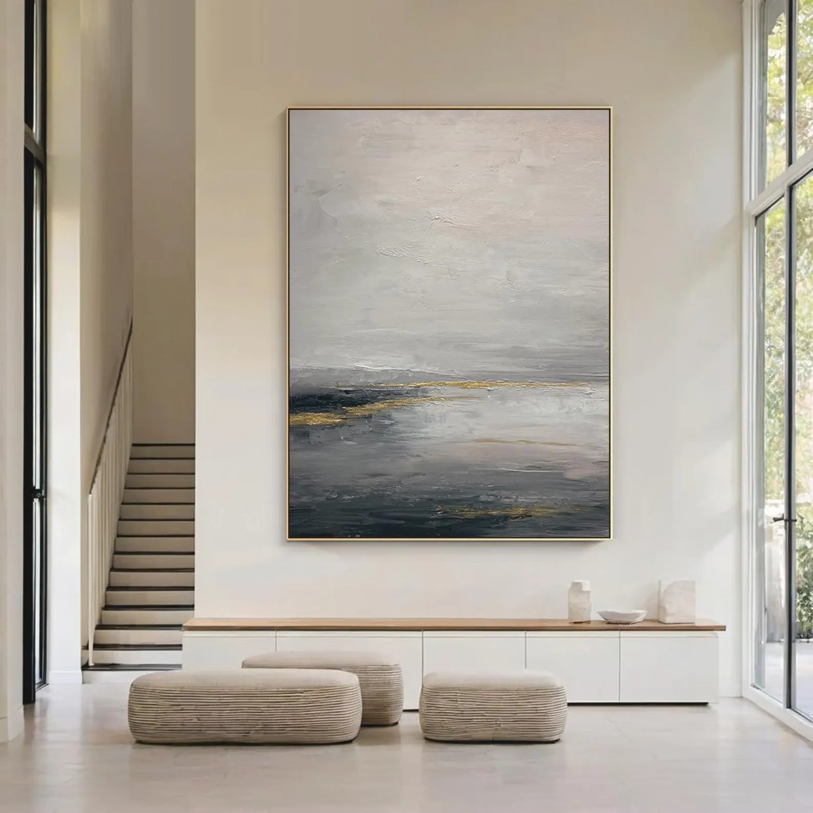 Misty Shoreline Elegance