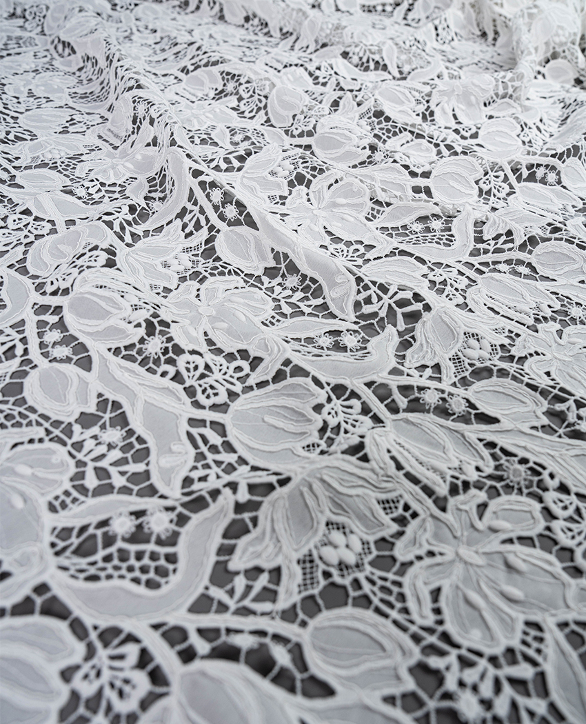 Sita Lace, sitalace, Lace Fabric, Feature Fabric, Tulle Fabric, Beaded Fabric, Sequined Fabric, Embroidery Fabric, Wedding Dress, Bridal Gown, Bridal Veil, Beads, Sequins, Feather Fabrics, Feather, 3D Flowers, Floral, Blossom Flowers, Flower Petal,