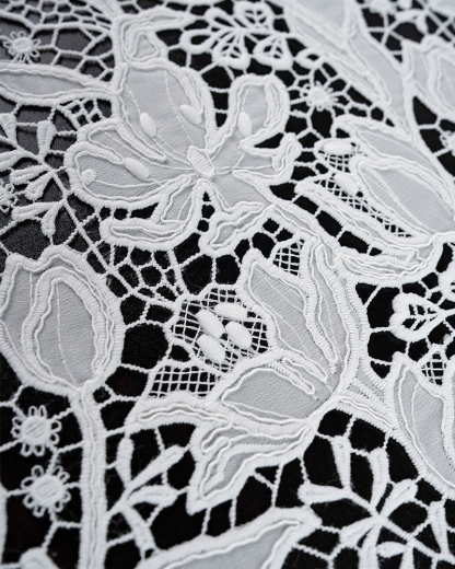 Sita Lace, sitalace, Lace Fabric, Feature Fabric, Tulle Fabric, Beaded Fabric, Sequined Fabric, Embroidery Fabric, Wedding Dress, Bridal Gown, Bridal Veil, Beads, Sequins, Feather Fabrics, Feather, 3D Flowers, Floral, Blossom Flowers, Flower Petal,