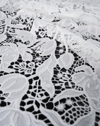 Sita Lace, sitalace, Lace Fabric, Feature Fabric, Tulle Fabric, Beaded Fabric, Sequined Fabric, Embroidery Fabric, Wedding Dress, Bridal Gown, Bridal Veil, Beads, Sequins, Feather Fabrics, Feather, 3D Flowers, Floral, Blossom Flowers, Flower Petal,