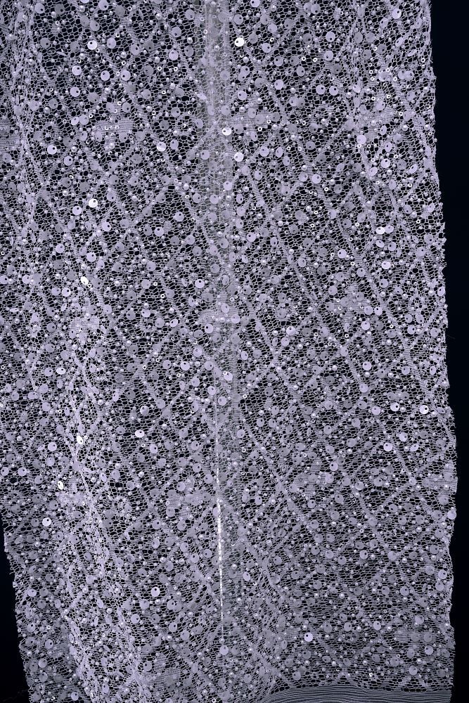 Sita Lace, sitalace, Lace Fabric, Feature Fabric, Tulle Fabric, Beaded Fabric, Sequined Fabric, Embroidery Fabric, Wedding Dress, Bridal Gown, Bridal Veil, Beads, Sequins, Feather Fabrics, Feather, 3D Flowers, Floral, Blossom Flowers, Floral Petal, Embroidered Leaves