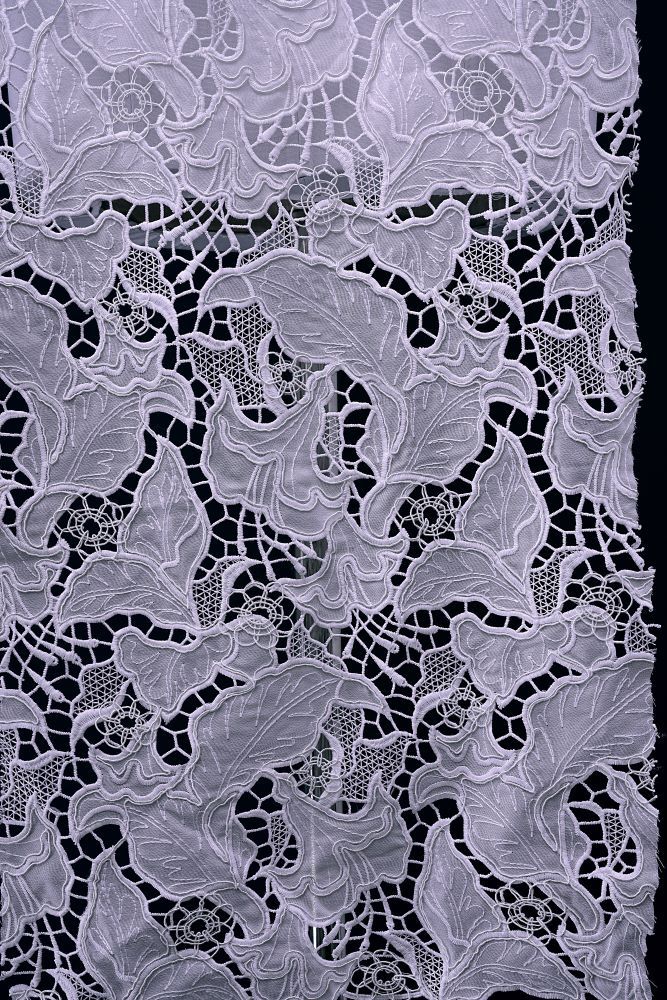 Bleached Beige Embroidered Mesh Floral Fabric Wedding Evening Dresses Sheaths