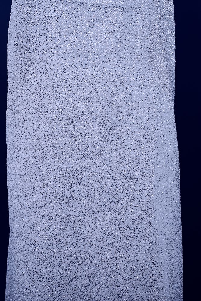 Beautiful Beige Mesh Fabric Wedding Evening Dresses