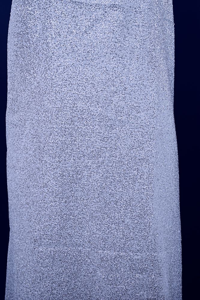 Beautiful Beige Mesh Fabric Wedding Evening Dresses