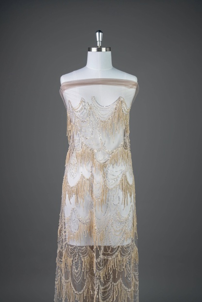 Sita Lace, sitalace, Lace Fabric, Feature Fabric, Tulle Fabric, Beaded Fabric, Sequined Fabric, Embroidery Fabric, Wedding Dress, Bridal Gown, Bridal Veil, Beads, Sequins, Feather Fabrics, Feather, 3D Flowers, Floral, Blossom Flowers, Flower Petal,