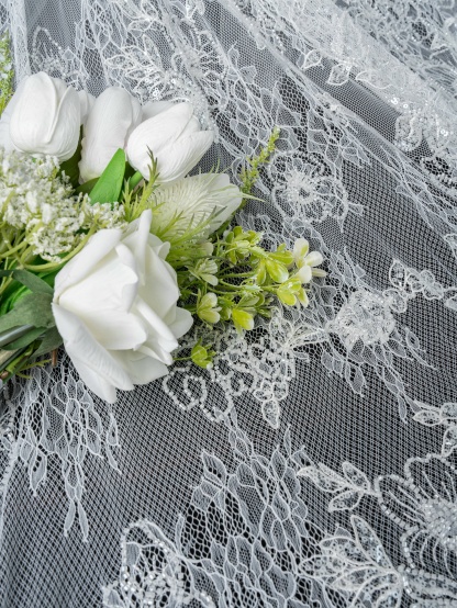 Sita Lace, sitalace, Lace Fabric, Feature Fabric, Tulle Fabric, Beaded Fabric, Sequined Fabric, Embroidery Fabric, Wedding Dress, Bridal Gown, Bridal Veil, Beads, Sequins, Feather Fabrics, Feather, 3D Flowers, Floral, Blossom Flowers, Flower Petal,