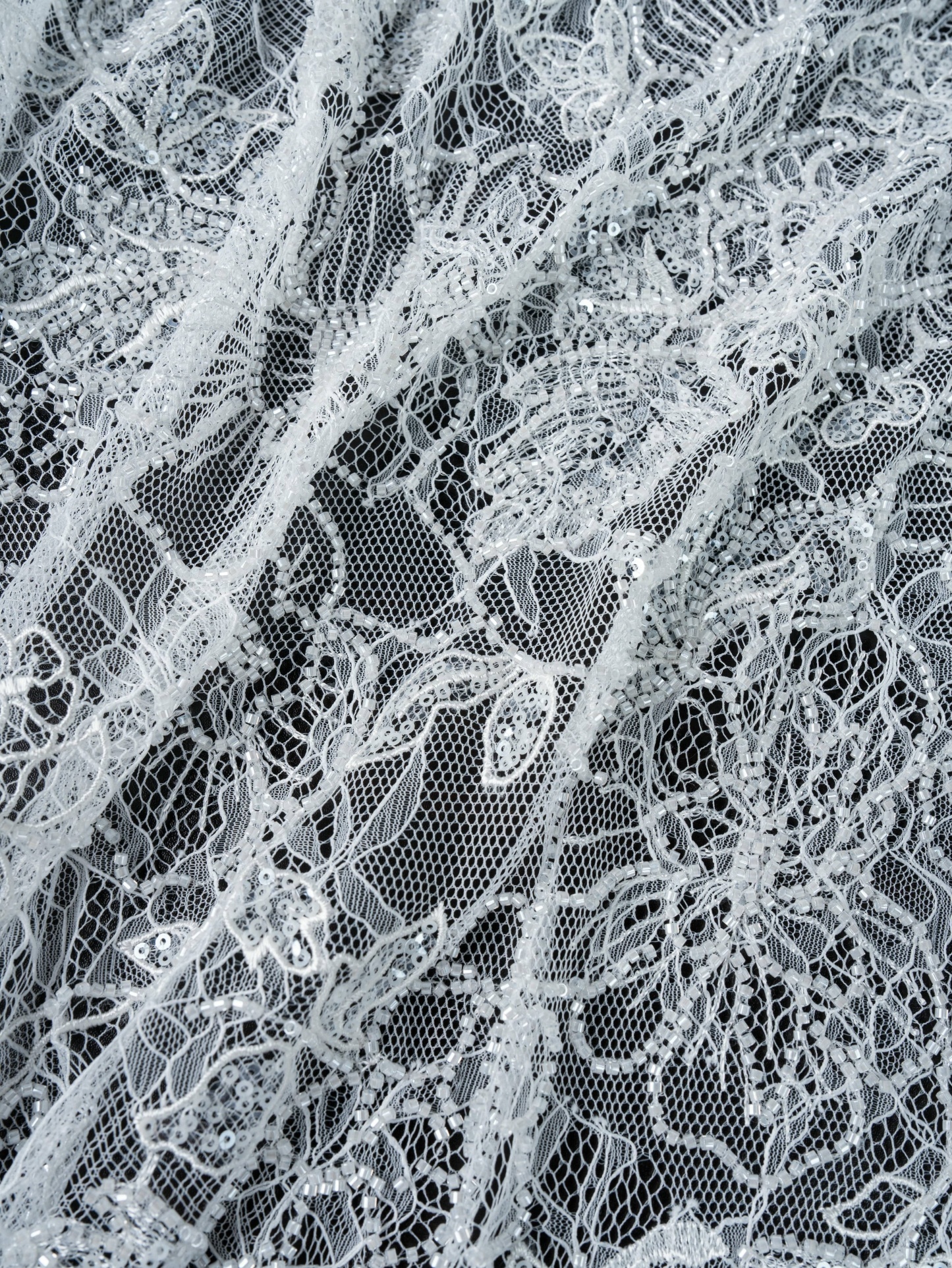Sita Lace, sitalace, Lace Fabric, Feature Fabric, Tulle Fabric, Beaded Fabric, Sequined Fabric, Embroidery Fabric, Wedding Dress, Bridal Gown, Bridal Veil, Beads, Sequins, Feather Fabrics, Feather, 3D Flowers, Floral, Blossom Flowers, Flower Petal,
