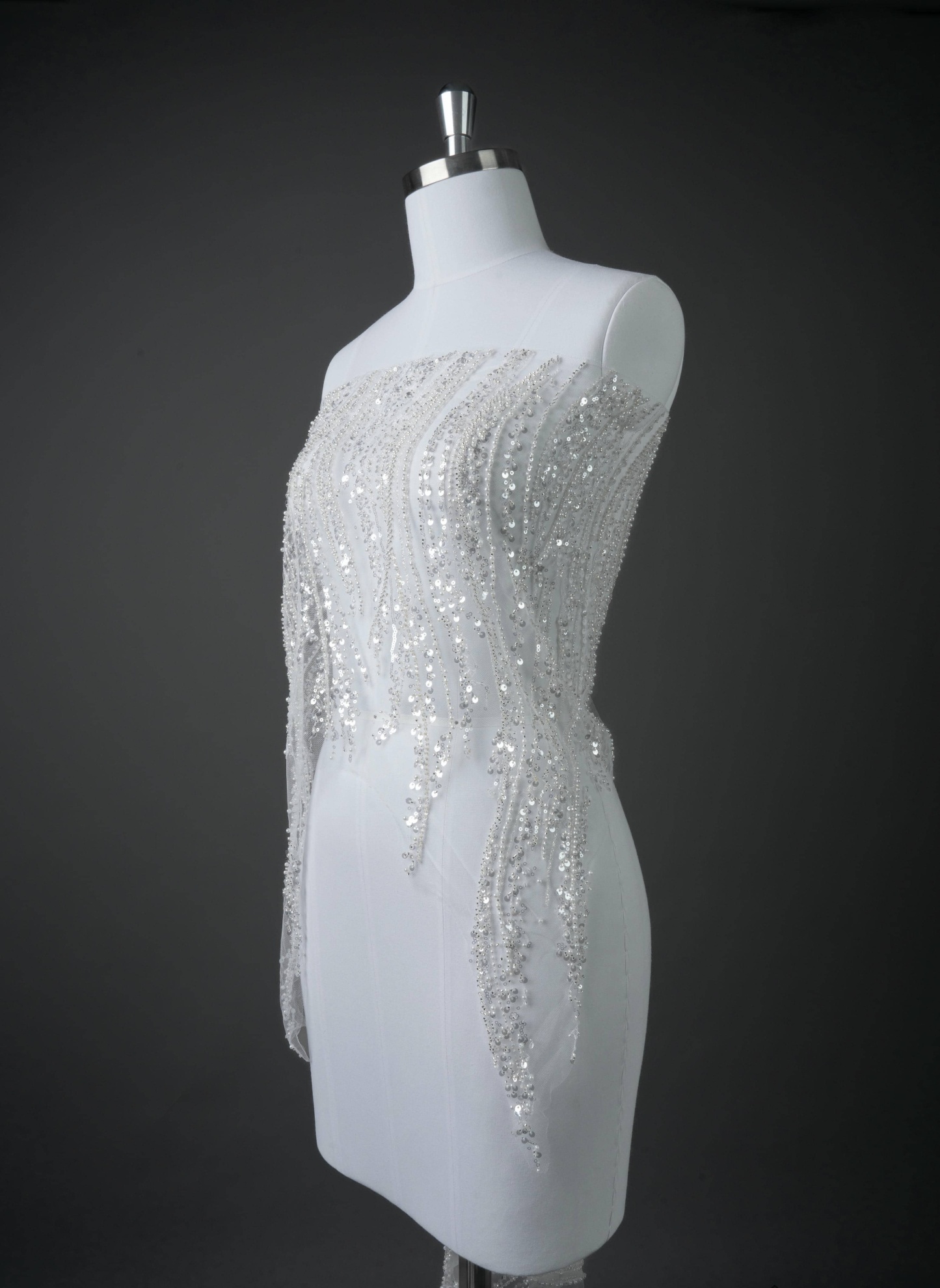 Sita Lace, sitalace, Lace Fabric, Feature Fabric, Tulle Fabric, Beaded Fabric, Sequined Fabric, Embroidery Fabric, Wedding Dress, Bridal Gown, Bridal Veil, Beads, Sequins, Feather Fabrics, Feather, 3D Flowers, Floral, Blossom Flowers, Flower Petal,