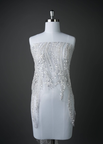 Sita Lace, sitalace, Lace Fabric, Feature Fabric, Tulle Fabric, Beaded Fabric, Sequined Fabric, Embroidery Fabric, Wedding Dress, Bridal Gown, Bridal Veil, Beads, Sequins, Feather Fabrics, Feather, 3D Flowers, Floral, Blossom Flowers, Flower Petal,