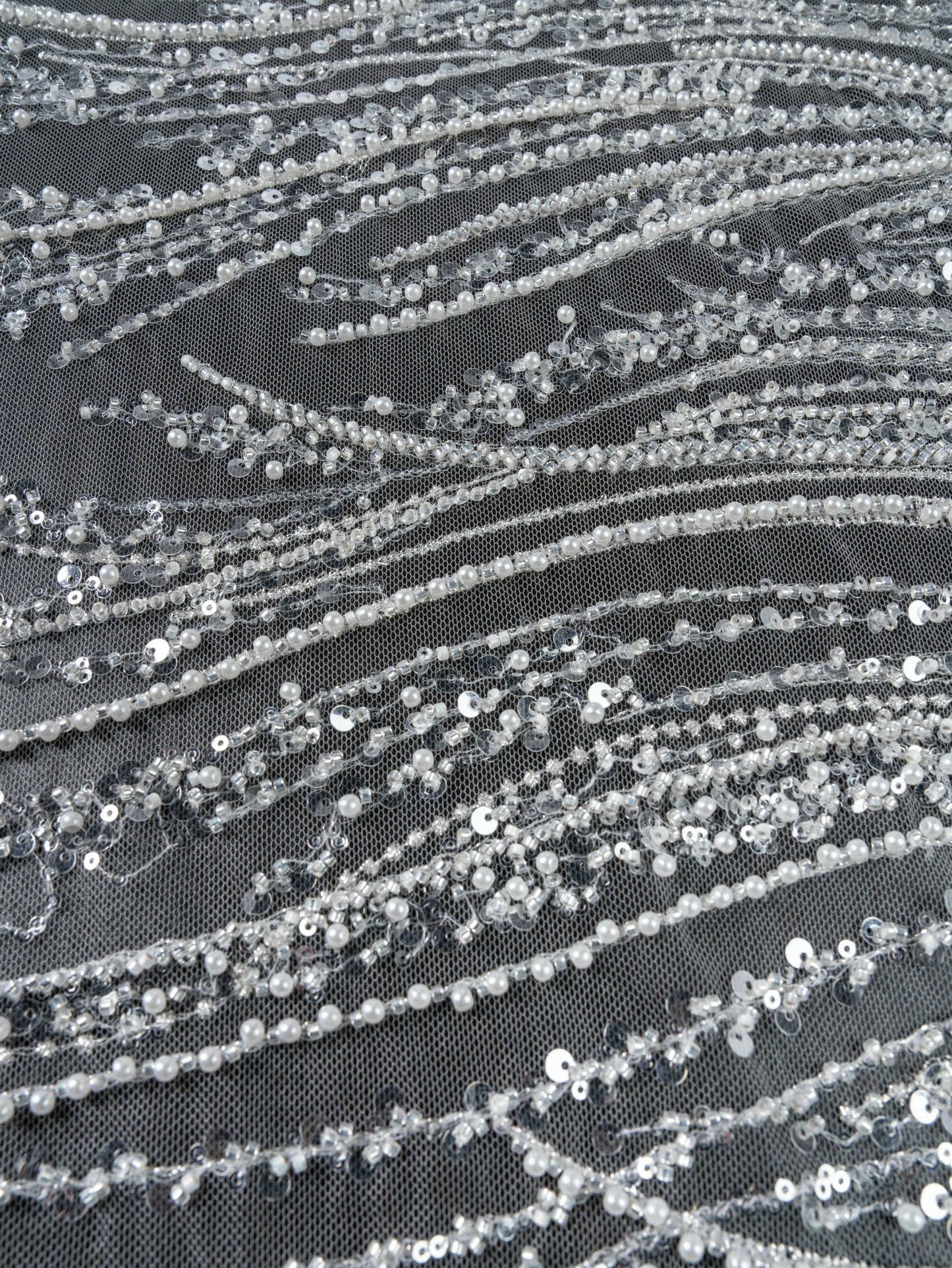 Sita Lace, sitalace, Lace Fabric, Feature Fabric, Tulle Fabric, Beaded Fabric, Sequined Fabric, Embroidery Fabric, Wedding Dress, Bridal Gown, Bridal Veil, Beads, Sequins, Feather Fabrics, Feather, 3D Flowers, Floral, Blossom Flowers, Flower Petal,