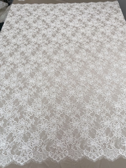 Chantilly Eyelash Lace Fabric, Bridal Wedding Dress lace for Veil, Dress, Costume