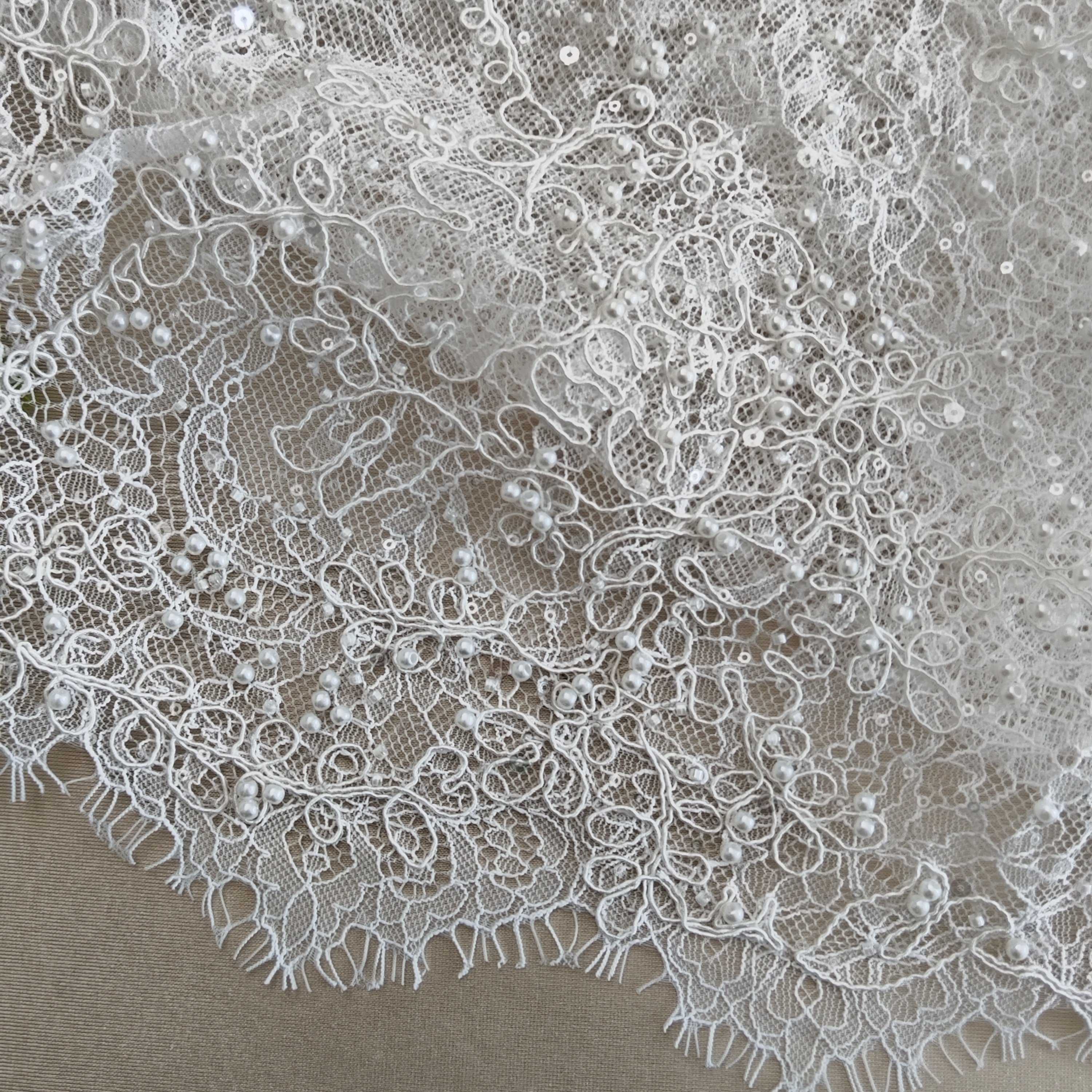 French Chantilly lace