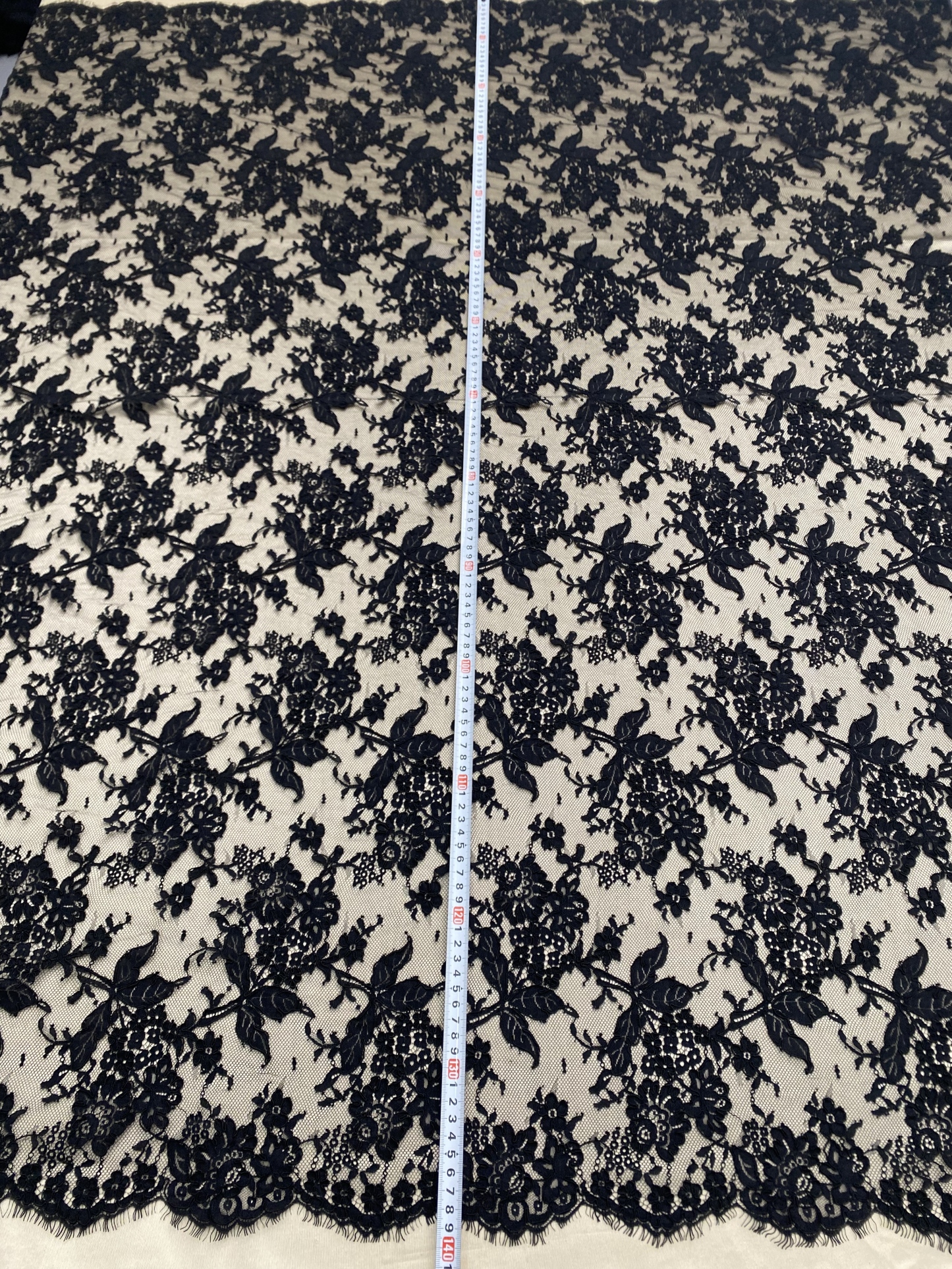 Corded Alencon Flower Lace Fabric, 3 Meters French Chantilly lace fabric trim for wedding shrugs,bridal gown,Classic lace top overlay, sold by 3 maters