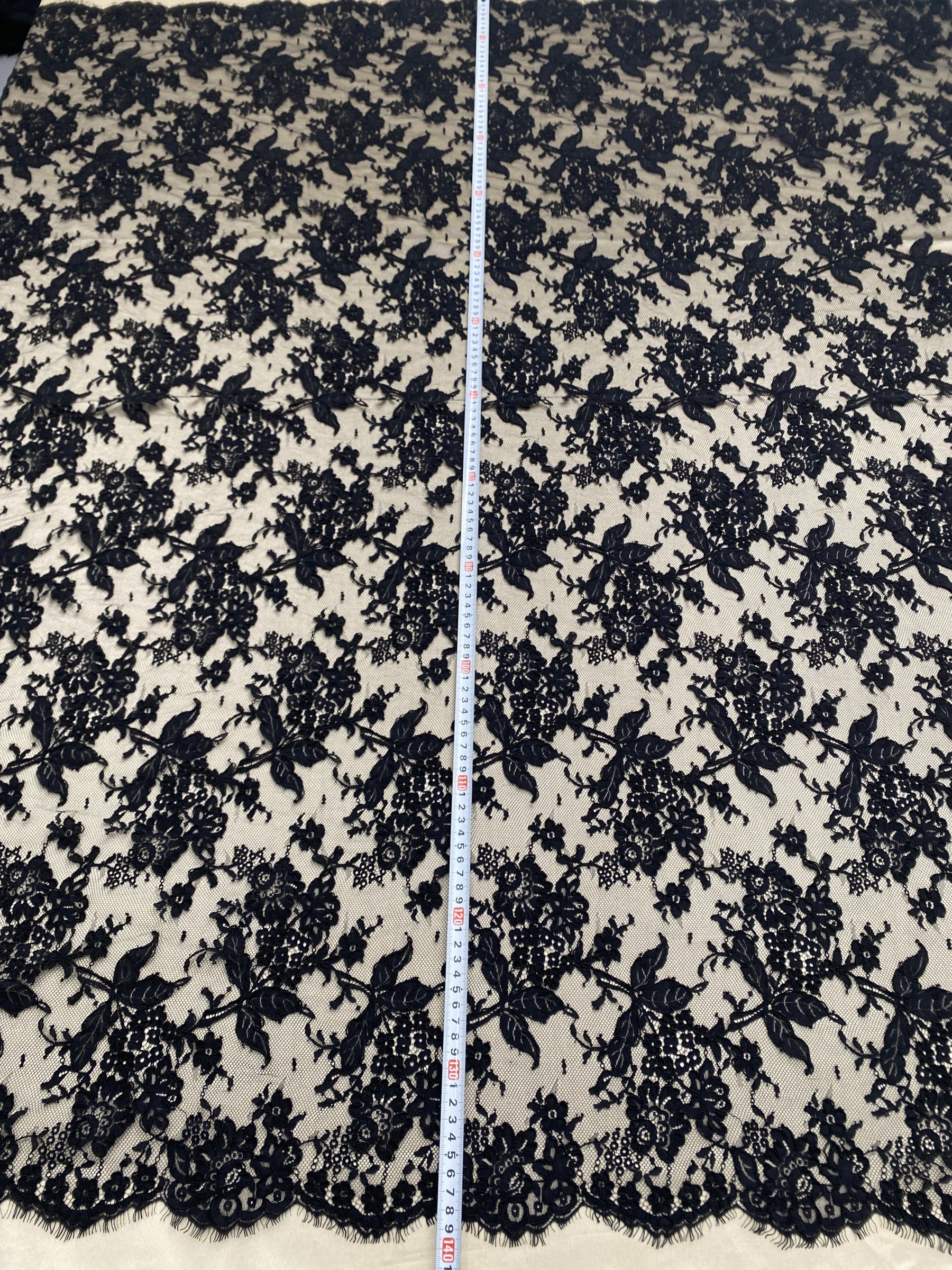 Corded Alencon Flower Lace Fabric, 3 Meters French Chantilly lace fabric trim for wedding shrugs,bridal gown,Classic lace top overlay, sold by 3 maters