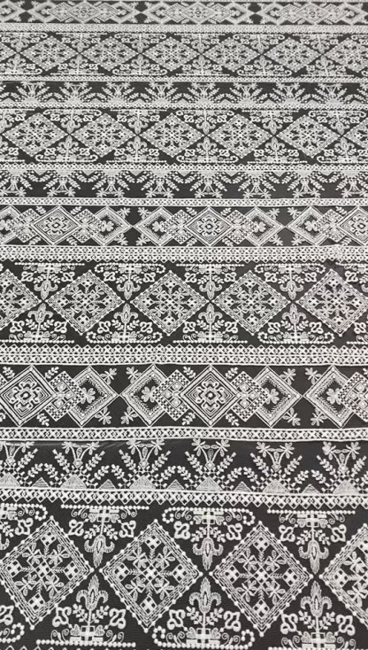 White Guipure Mesh Lace Fabric, Bridal Guipure Lace Fabric, Crochet Wedding Lace, Bridal Wedding Dress Stripe line Embroidery flower lace by the yard