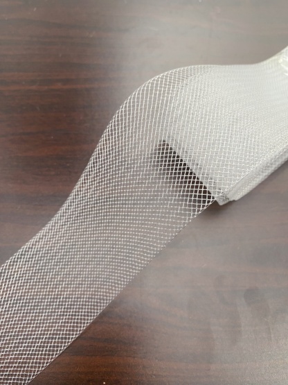 5cm Wide Horsehair Braid, Crinoline Mesh Netting, Stiff Horsehair for Sewing Wedding Dress Gowns, Hats, DIY Dressmaking