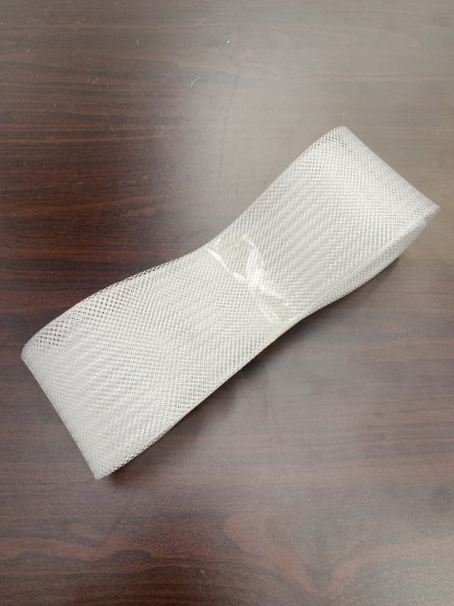 5cm Wide Horsehair Braid, Crinoline Mesh Netting, Stiff Horsehair for Sewing Wedding Dress Gowns, Hats, DIY Dressmaking