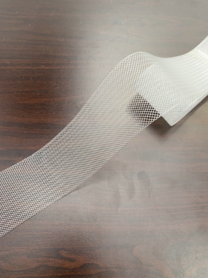 5cm Wide Horsehair Braid, Crinoline Mesh Netting, Stiff Horsehair for Sewing Wedding Dress Gowns, Hats, DIY Dressmaking