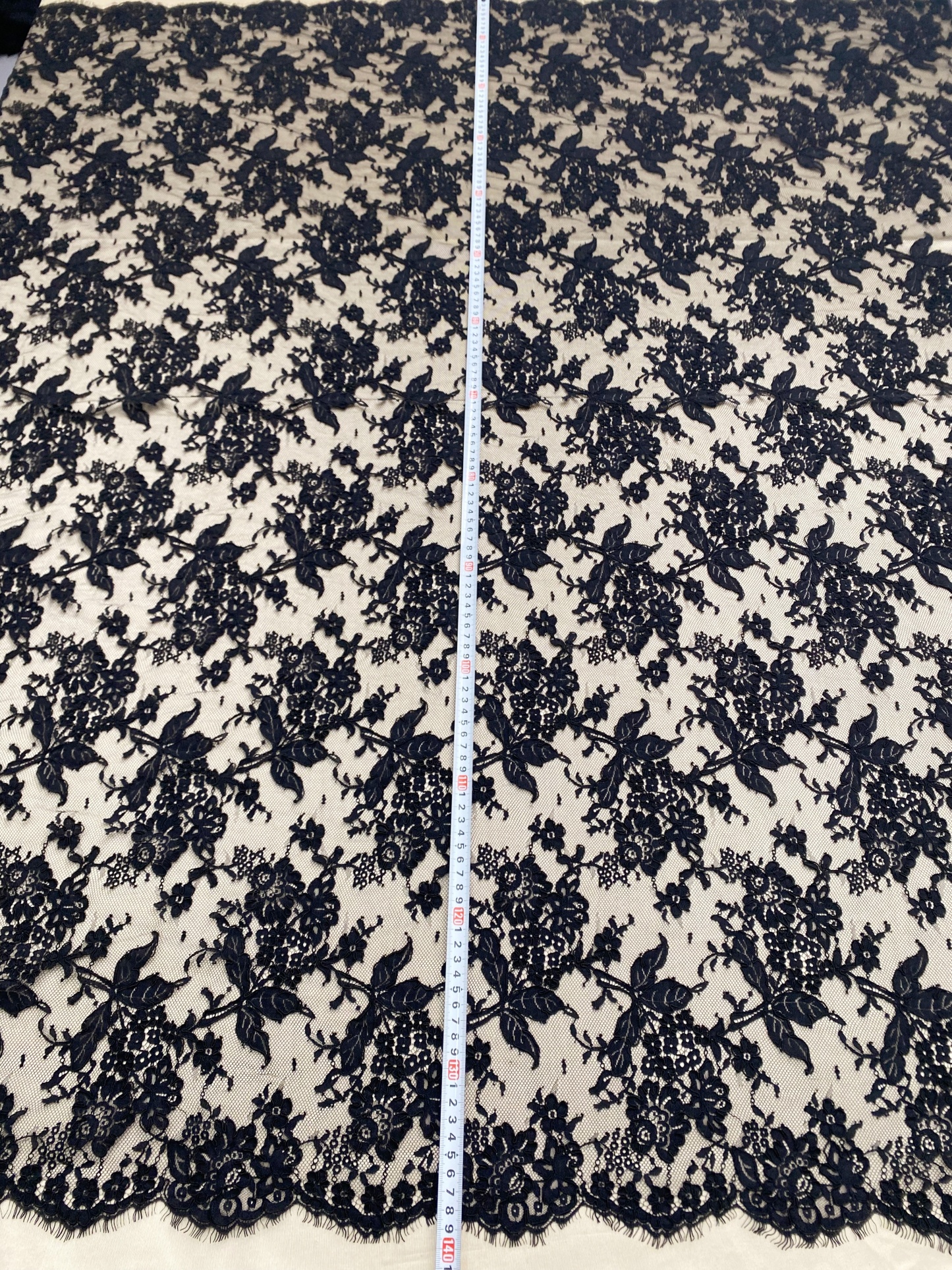 Corded Alencon Flower Lace Fabric, 3 Meters French Chantilly lace fabric trim for wedding shrugs,bridal gown,Classic lace top overlay, sold by 3 maters