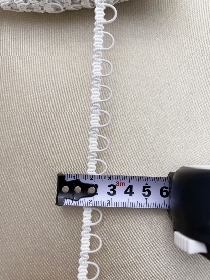 50 Yards Ivory Bridal Button Loops Trim | Elastic Wedding Gown Fasteners | DIY Bridal Corset Loops for Wedding Dress