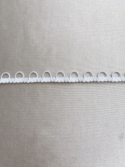 50 Yards Ivory Bridal Button Loops Trim | Elastic Wedding Gown Fasteners | DIY Bridal Corset Loops for Wedding Dress