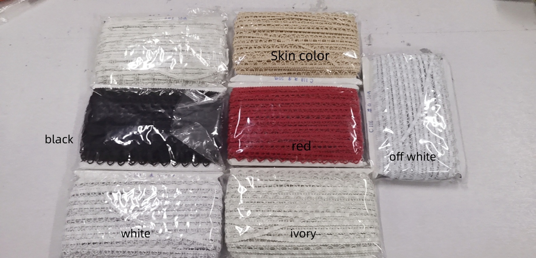 50 Yards Ivory Bridal Button Loops Trim | Elastic Wedding Gown Fasteners | DIY Bridal Corset Loops for Wedding Dress