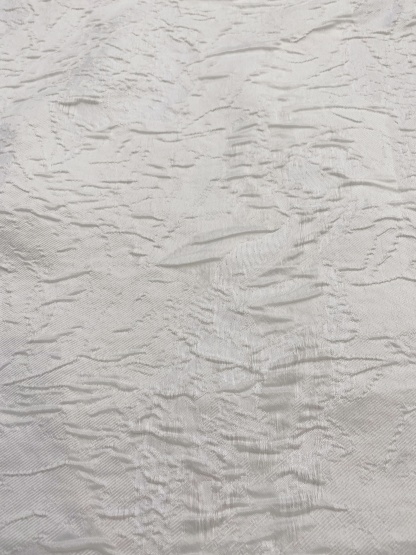 Crinkle Jacquard Lace Fabric for Wedding Dress, Party Gown, Costumes, Couture, Wedding Decoration, Creative Embossed Textil