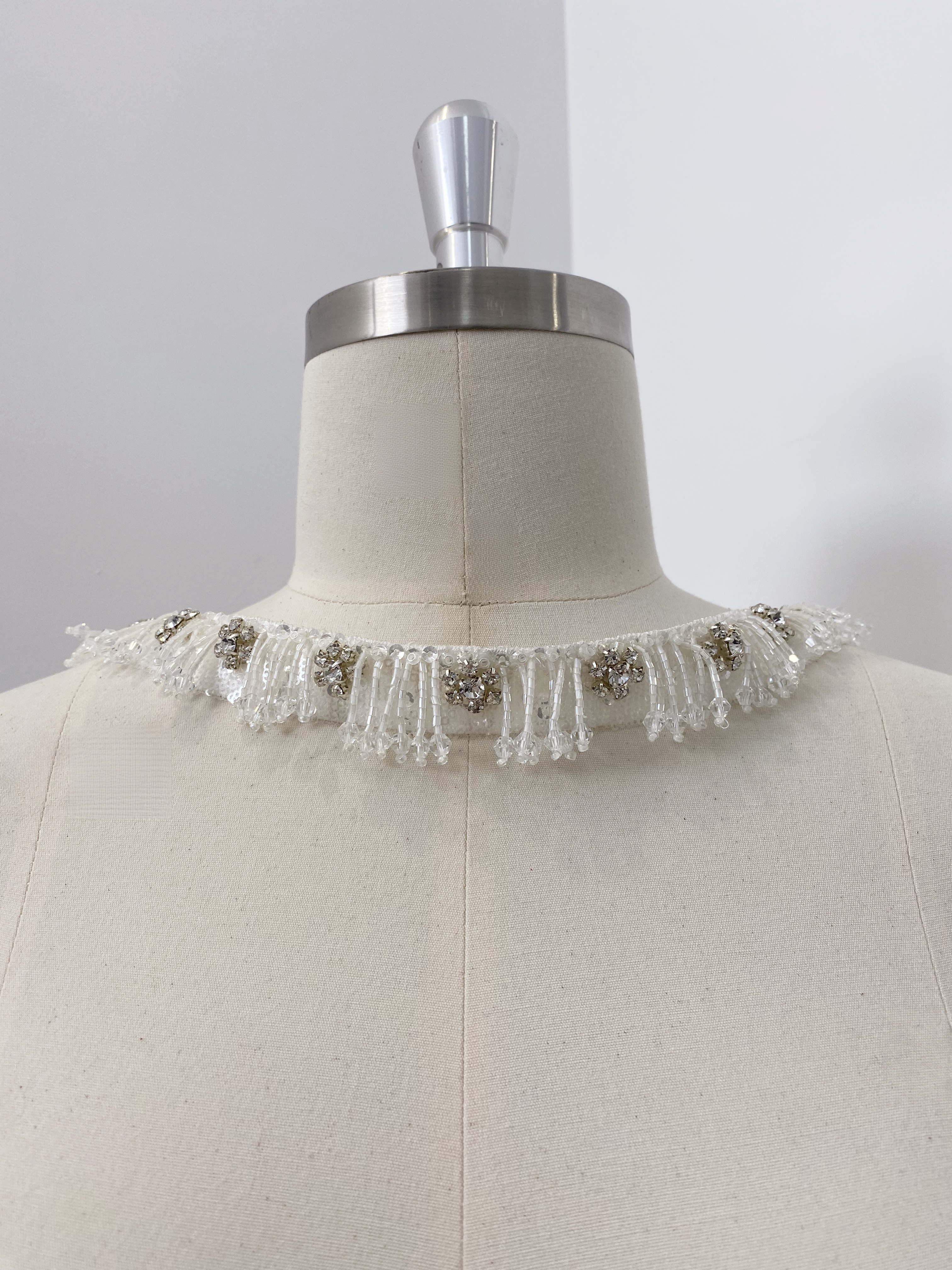 Bridal Belt with Hand Beaded Satin Ribbon and Crystal Beads Tassel | Wedding Dress Sash for Gown, Wedding Accessories