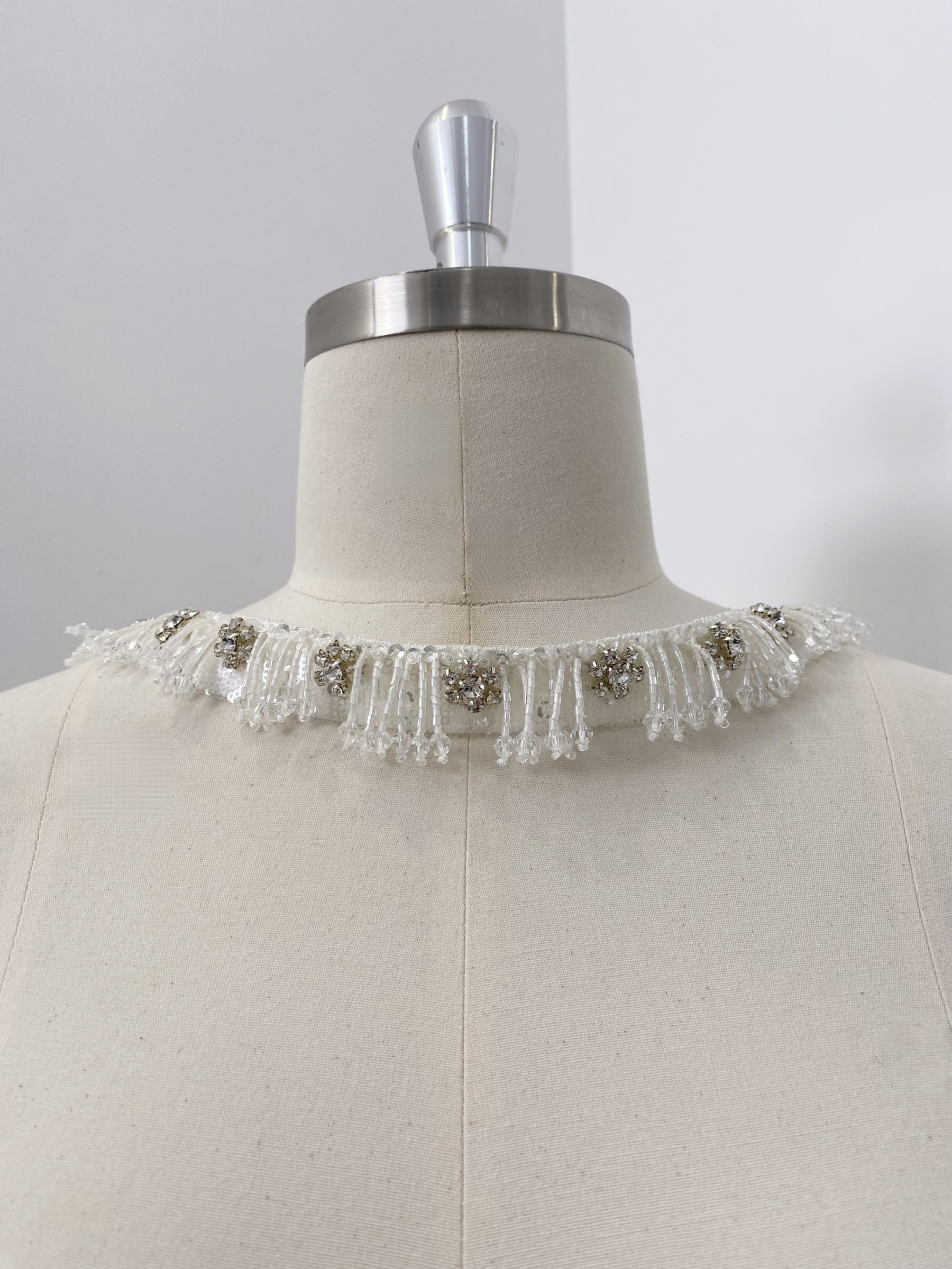 Bridal Belt with Hand Beaded Satin Ribbon and Crystal Beads Tassel | Wedding Dress Sash for Gown, Wedding Accessories