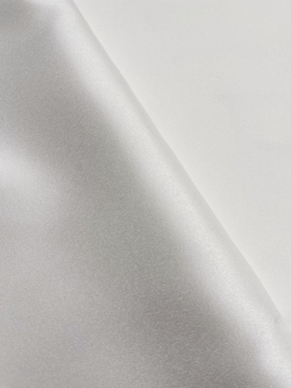 Off-white Satin Mikado Fabric: Bridal Satin Premium Structure, Textured Satin Hi Quality For Sewing Dresses,60‘’ wide
