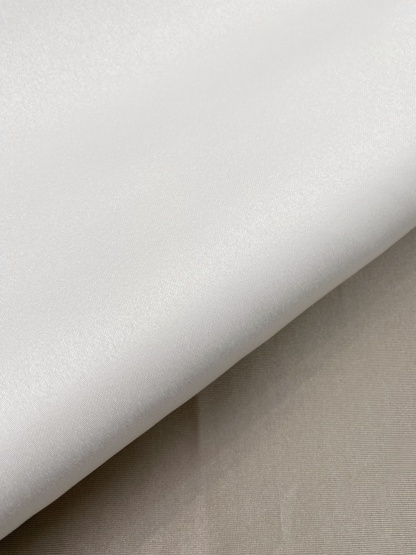 Off-white Satin Mikado Fabric: Bridal Satin Premium Structure, Textured Satin Hi Quality For Sewing Dresses,60‘’ wide