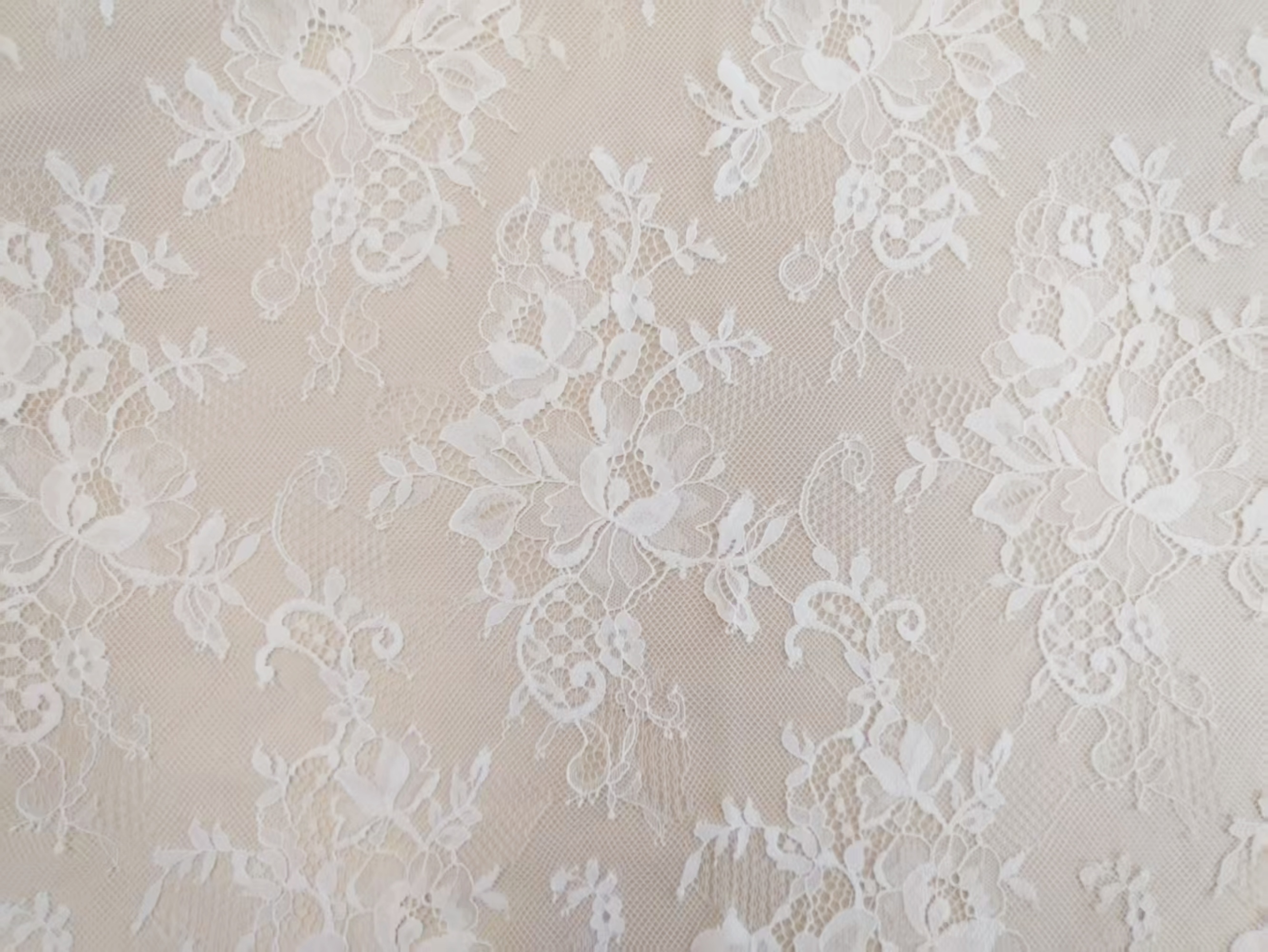 French Eyelash Lace with Embroidery – Stylish High-End Fabric, 300CM Length x 150CM Width for Wedding Dresses, Fashion Garments & Decor Projects