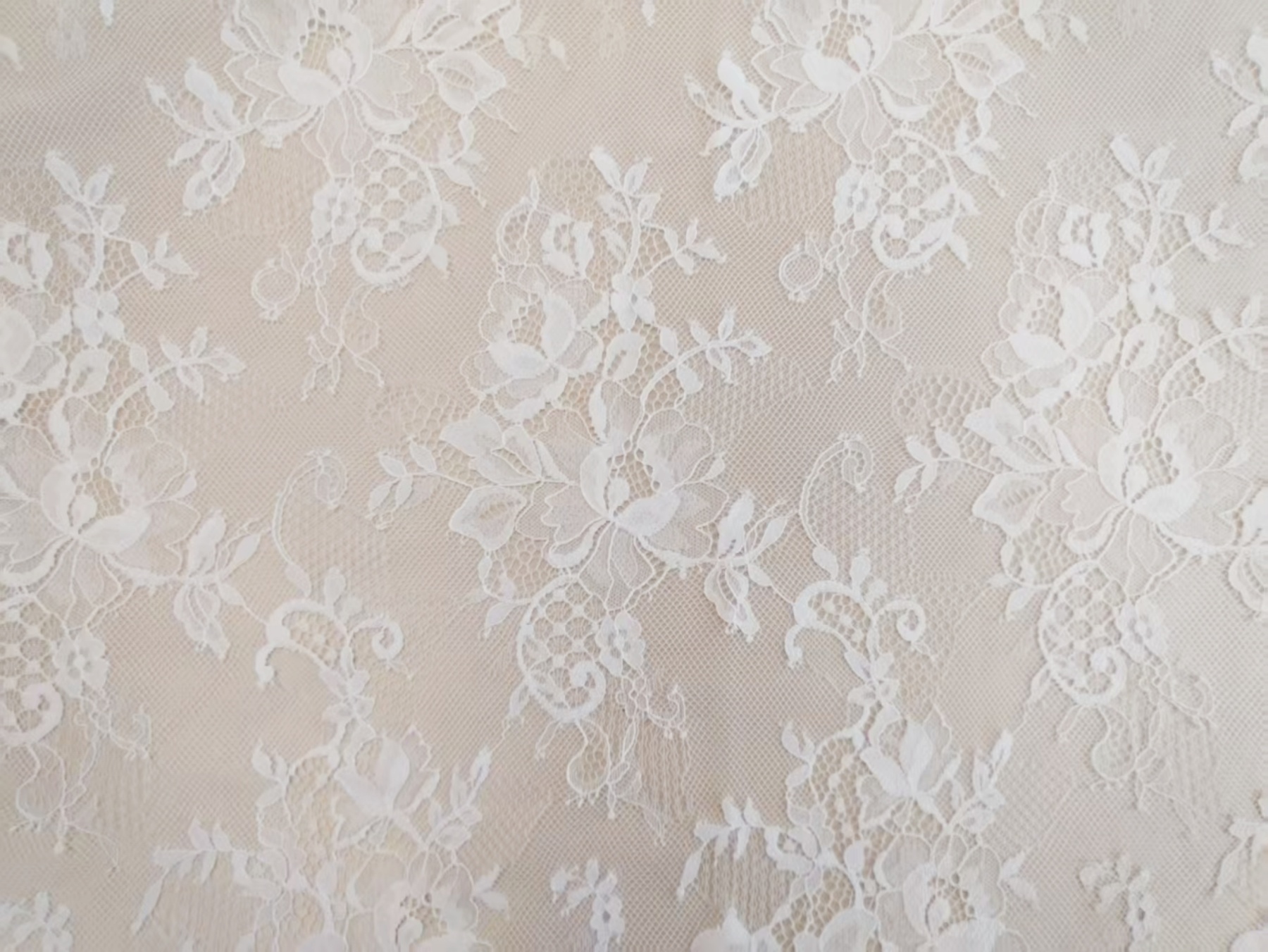 French Eyelash Lace with Embroidery – Stylish High-End Fabric, 300CM Length x 150CM Width for Wedding Dresses, Fashion Garments & Decor Projects