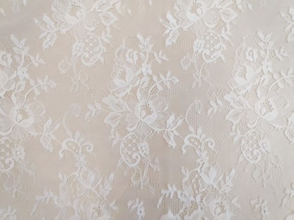 French Eyelash Lace with Embroidery – Stylish High-End Fabric, 300CM Length x 150CM Width for Wedding Dresses, Fashion Garments & Decor Projects