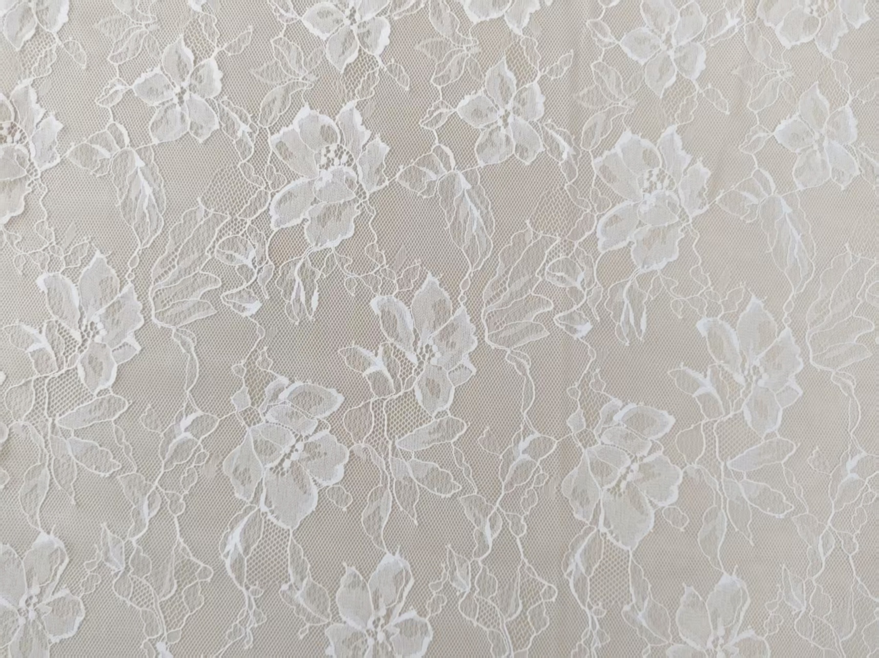 French Eyelash Lace Fabric – 300CM Long & 150CM Wide Per Piece! Embroidered Floral Design for Wedding Dresses, Garment DIY, Decor & Crafts