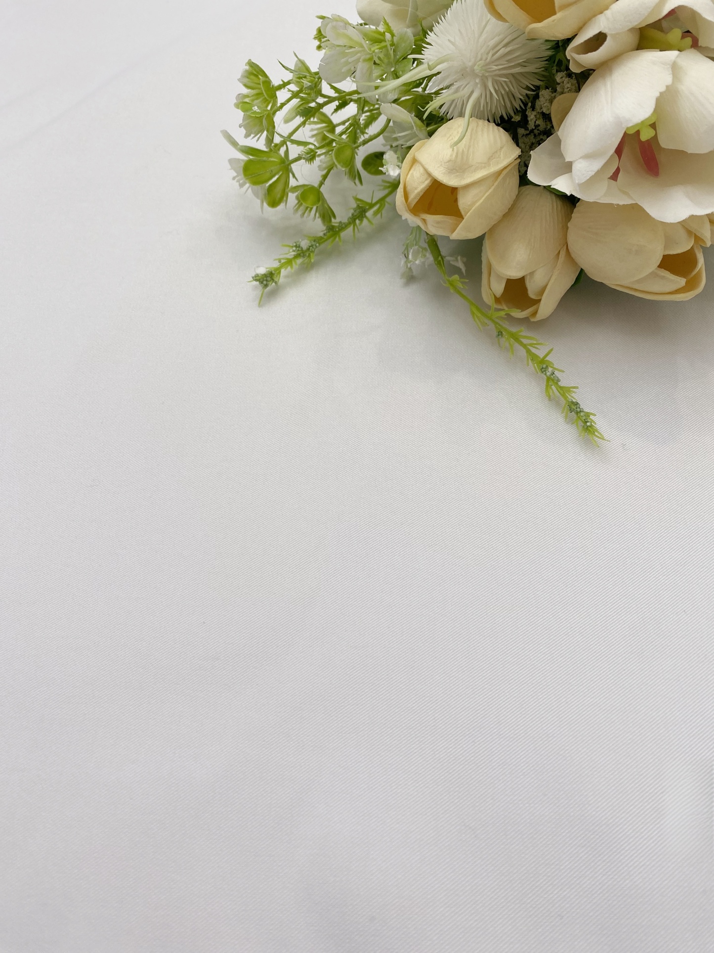 Strech Mikado Fabric: 60" Stiff Matte Rich Twill Texture, High Quality Material For Bridal Dresses, Suits, Decor