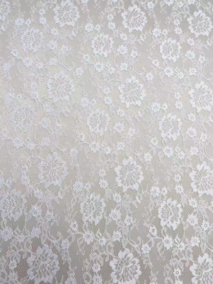 3 Meters Chantilly Eyelash Lace, Soft Lace Tulle Wedding Dress Fabric for Overlay Bridal Veil